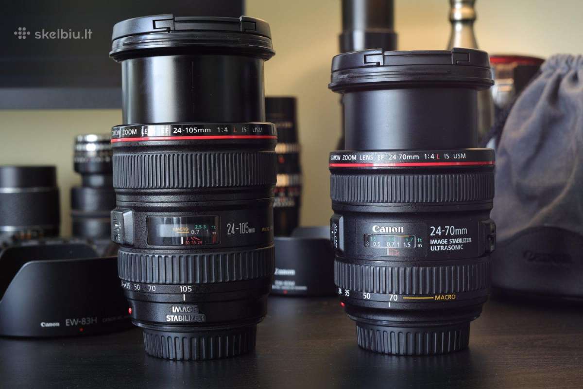 Canon Ef 24-105mm F/4 L ir 24-70mmf4 L Macro - nuotraukos Nr. 3