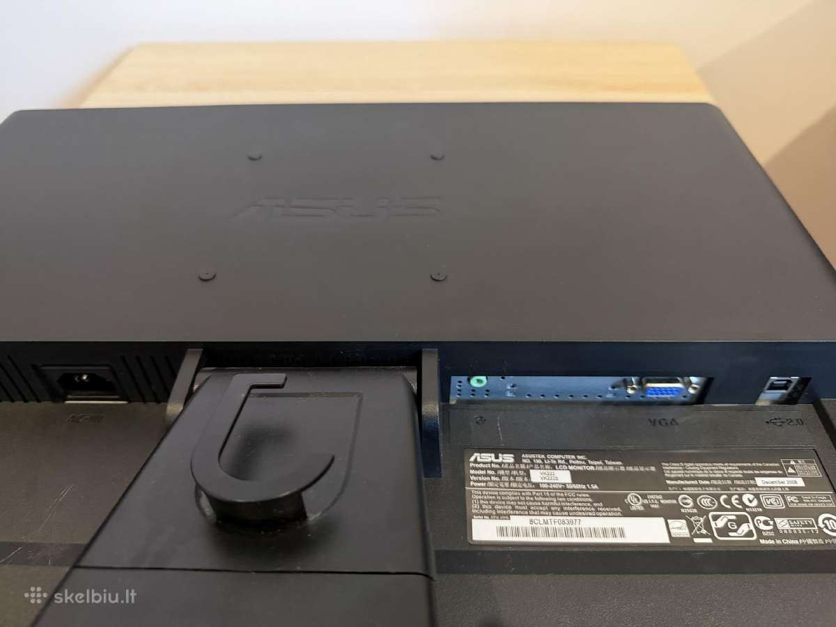 Asus Vk222 22" monitorius - nuotraukos Nr. 4