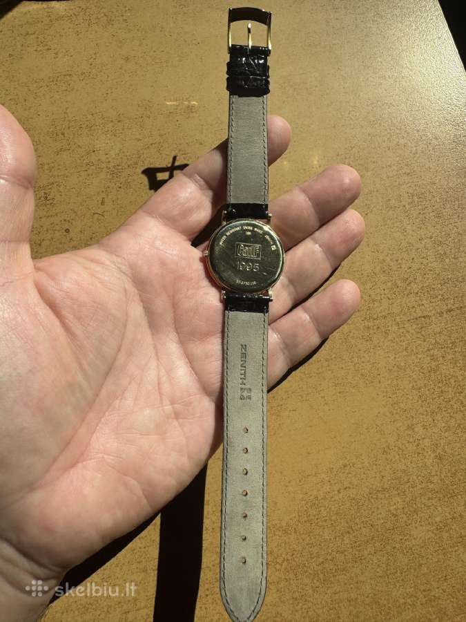 Originalus 1995 m. Zenith 18k auksinis laikrodis - nuotraukos Nr. 4