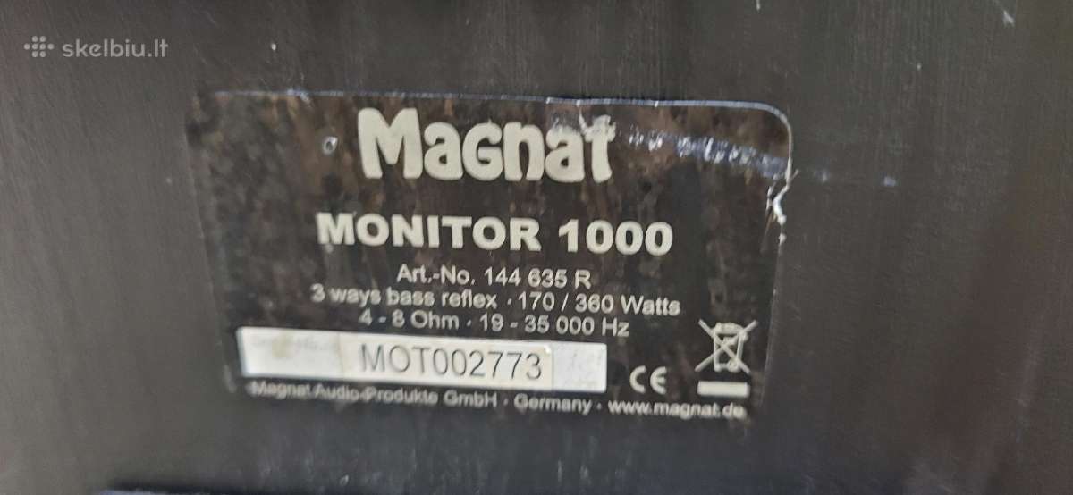 Magnat kolonėlės +Technics resiveris - nuotraukos Nr. 4