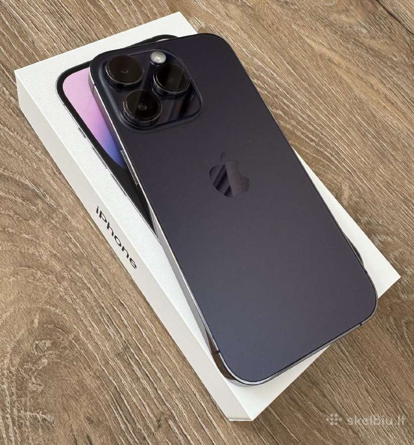 iPhone 14 Pro 128gb Deep purple - nuotraukos Nr. 2