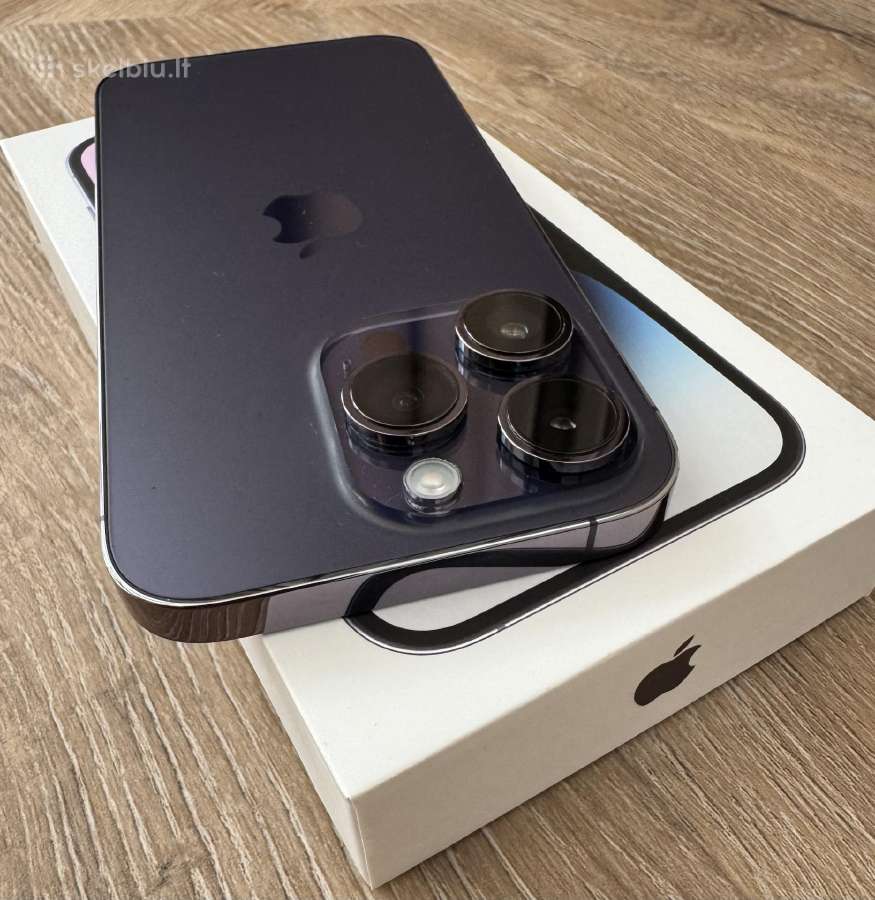 iPhone 14 Pro 128gb Deep purple - nuotraukos Nr. 4