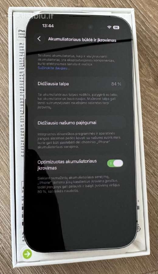 iPhone 14 Pro 128gb Deep purple - nuotraukos Nr. 7