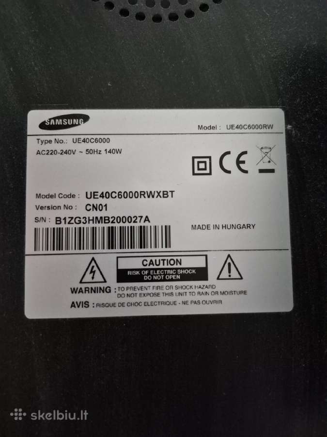 Samsung (102 cm įstrižainė) televizorius - nuotraukos Nr. 3