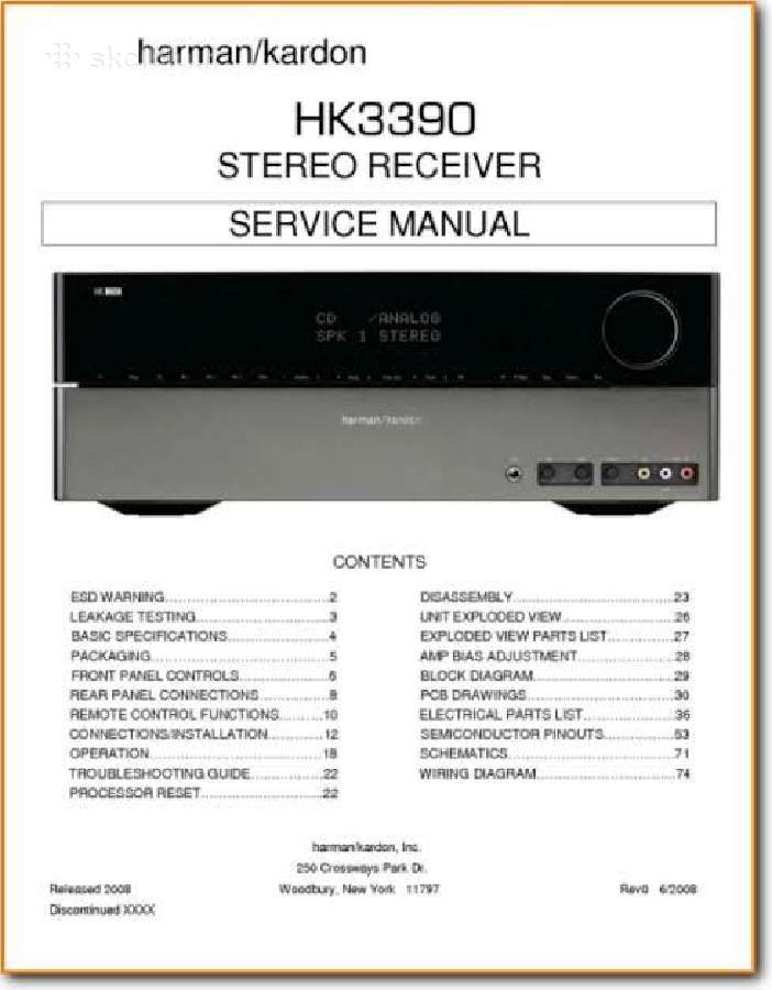 Harman Kardon Hk3390 / resiveris - nuotraukos Nr. 5