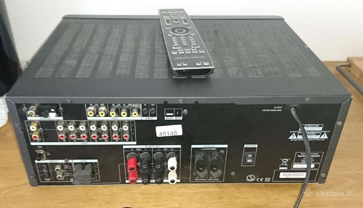 Harman Kardon Hk3390 / resiveris - nuotraukos Nr. 6