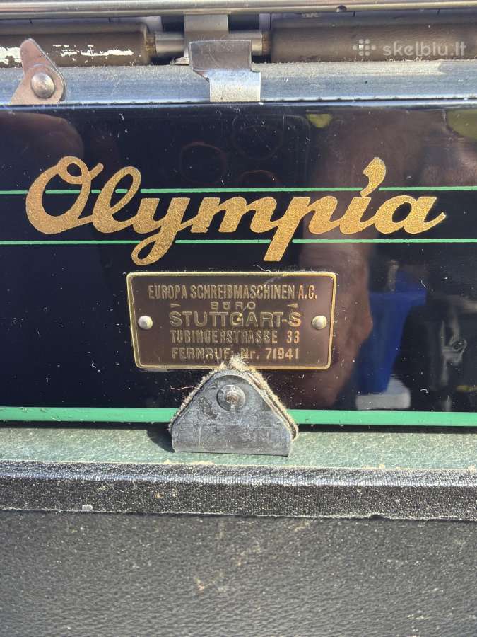Rašomoji mašinėlė Olympia - nuotraukos Nr. 2
