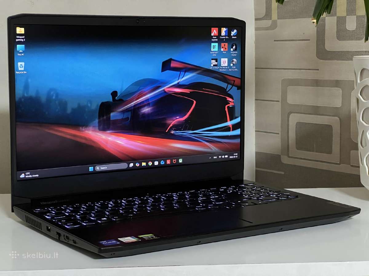Parduodamas Ideapad Gaming su Rtx 3050, I5, 120hz. - nuotraukos Nr. 2