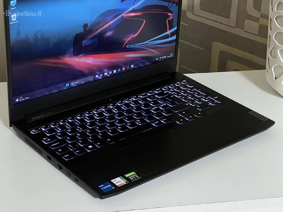 Parduodamas Ideapad Gaming su Rtx 3050, I5, 120hz. - nuotraukos Nr. 3