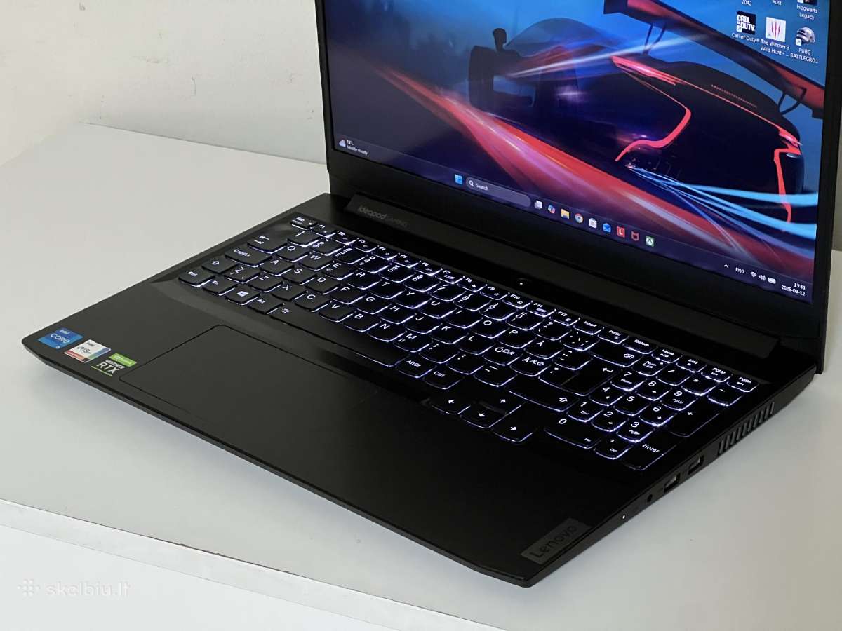 Parduodamas Ideapad Gaming su Rtx 3050, I5, 120hz. - nuotraukos Nr. 4