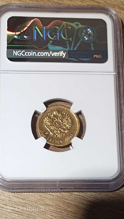 1901 5 rouble Ngc - nuotraukos Nr. 2