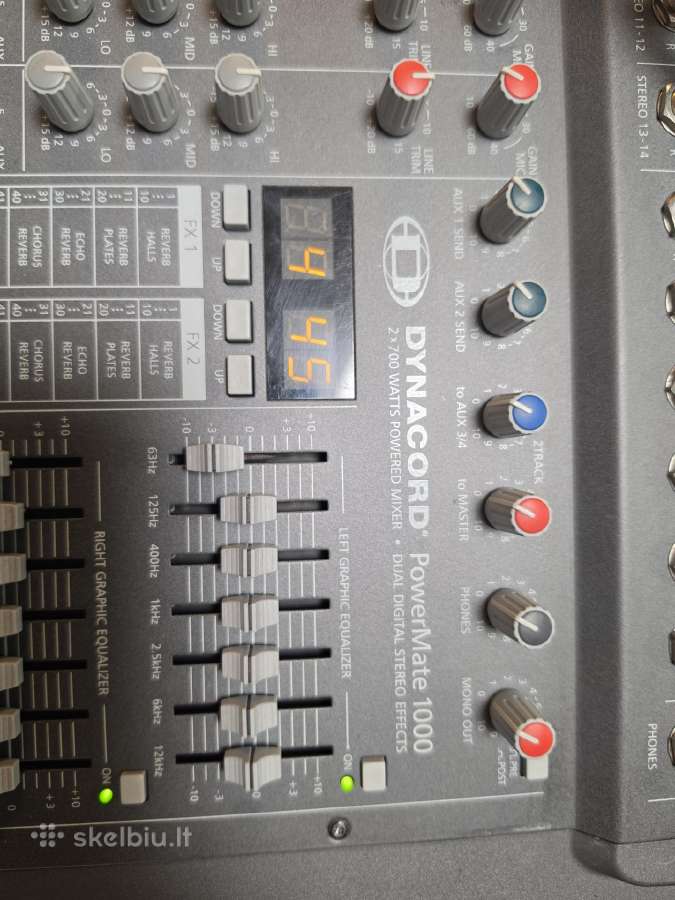 Dynacord Powermate 1000-2 (2x700w) - nuotraukos Nr. 3