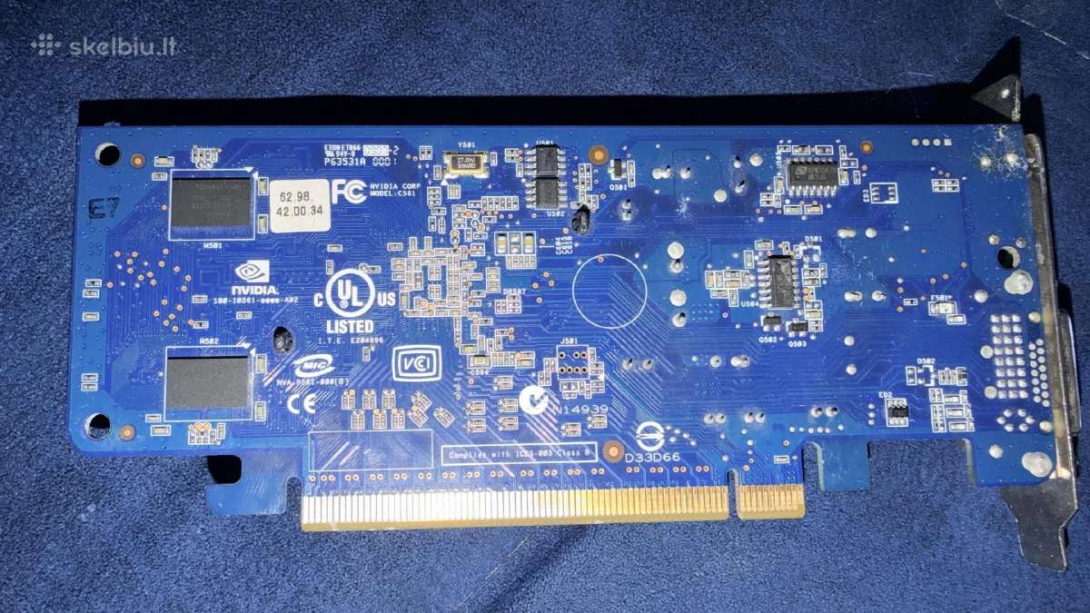 Nvidia Geforce G100 256mb Ddr2 vaizdo plokštė - nuotraukos Nr. 3