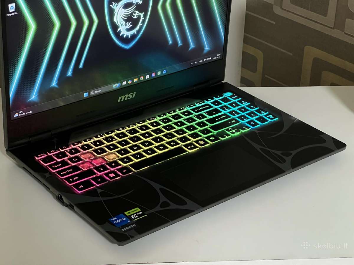Parduodamas Msi Cyborg su Rtx 5050, I5-13k, 144hz. - nuotraukos Nr. 3