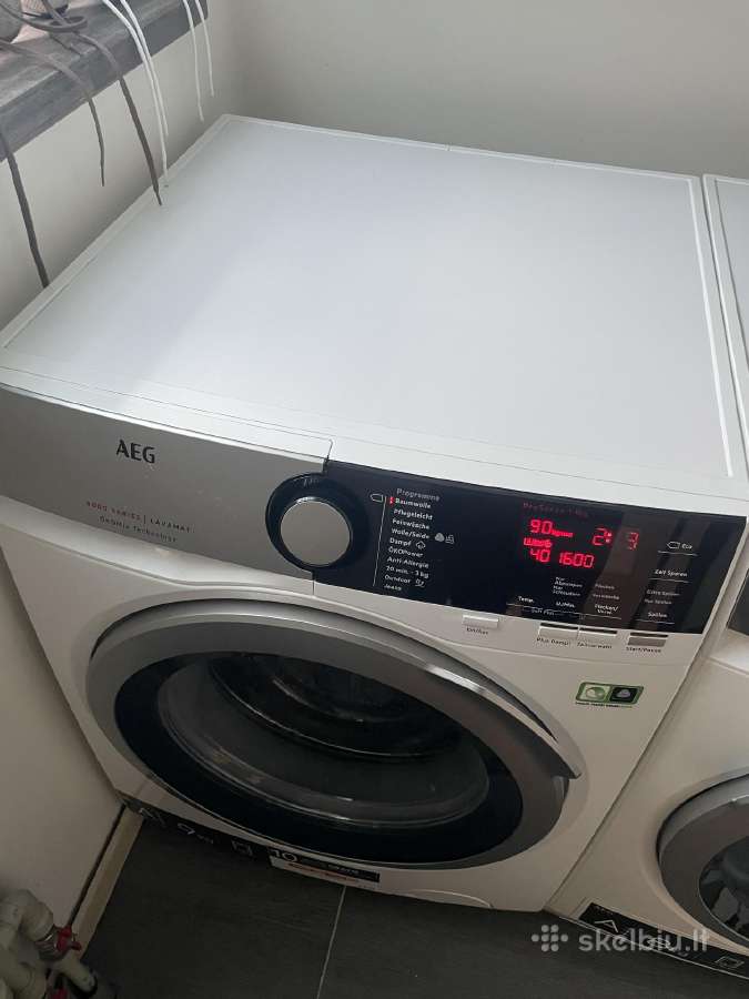 Aeg skalbimo mašina 8000 series 9kg ir džiovyklė - nuotraukos Nr. 2