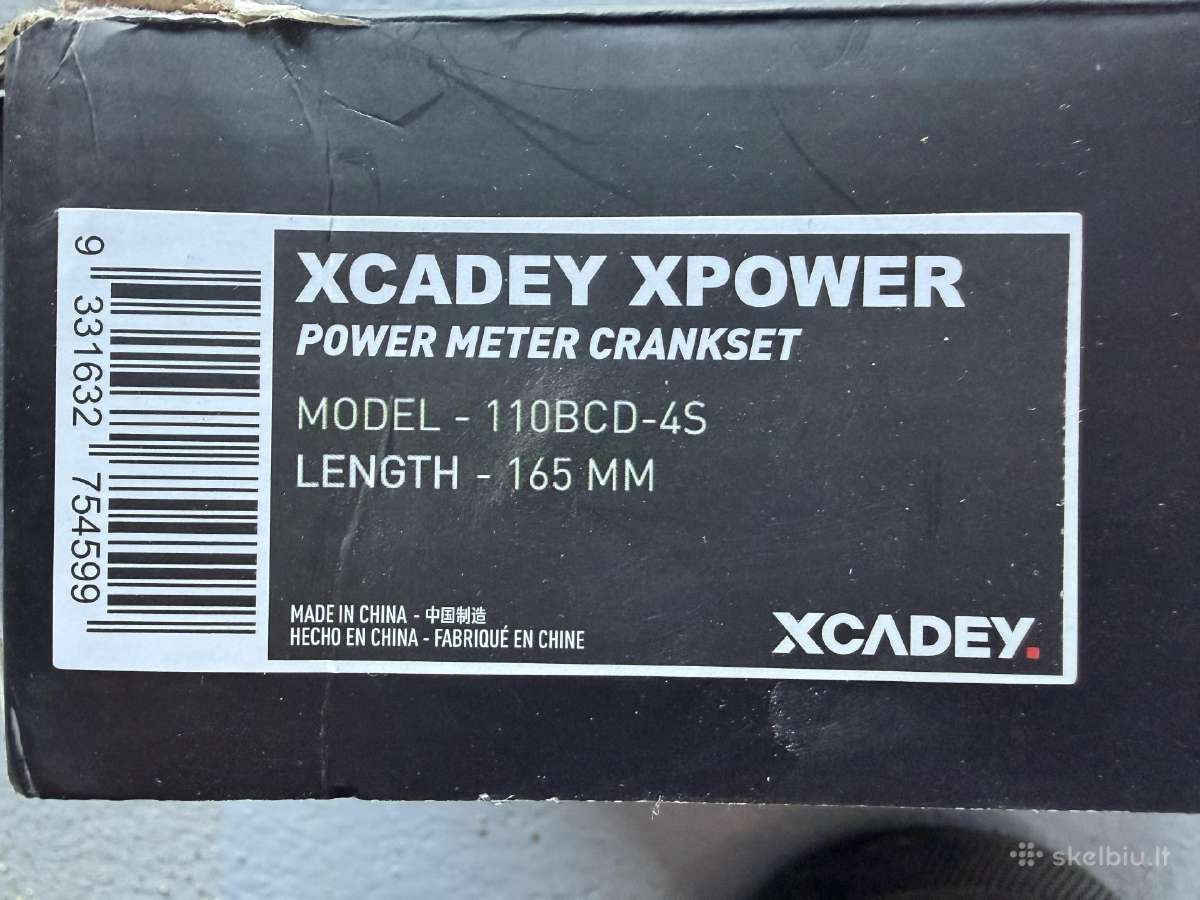 Xcadey carbon power meter švaistikliai, 165mm - nuotraukos Nr. 3