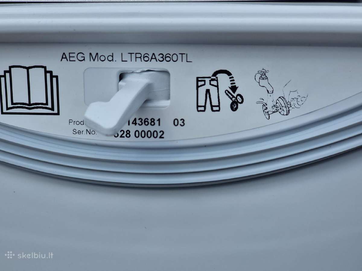 Nauja Aeg Ltr6a360tl+ Garantija - nuotraukos Nr. 19