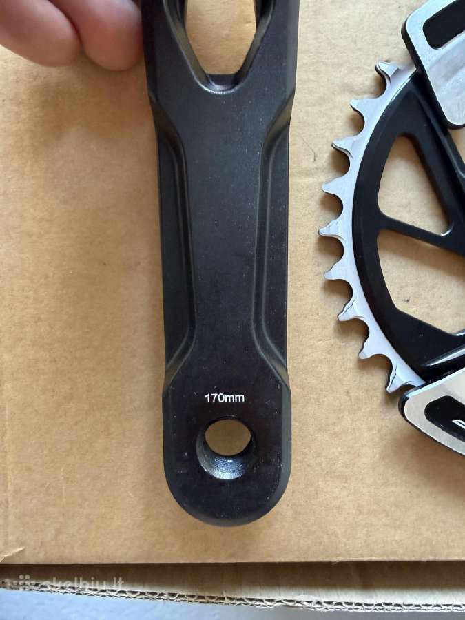 MTB švaistikliai (crank), 170mm - nuotraukos Nr. 3