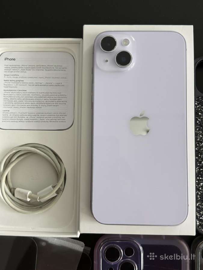 iPhone 14 Plus Purple 128gb - nuotraukos Nr. 8