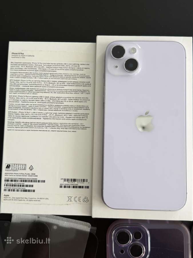 iPhone 14 Plus Purple 128gb - nuotraukos Nr. 10
