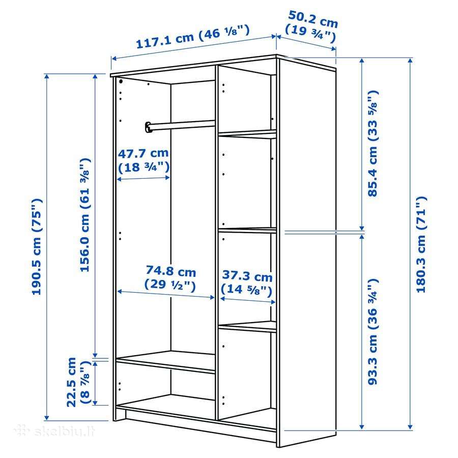 Brimnes Spinta Ikea - nuotraukos Nr. 7