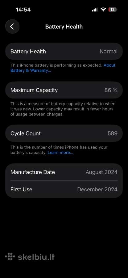iPhone 15 128gb - nuotraukos Nr. 4