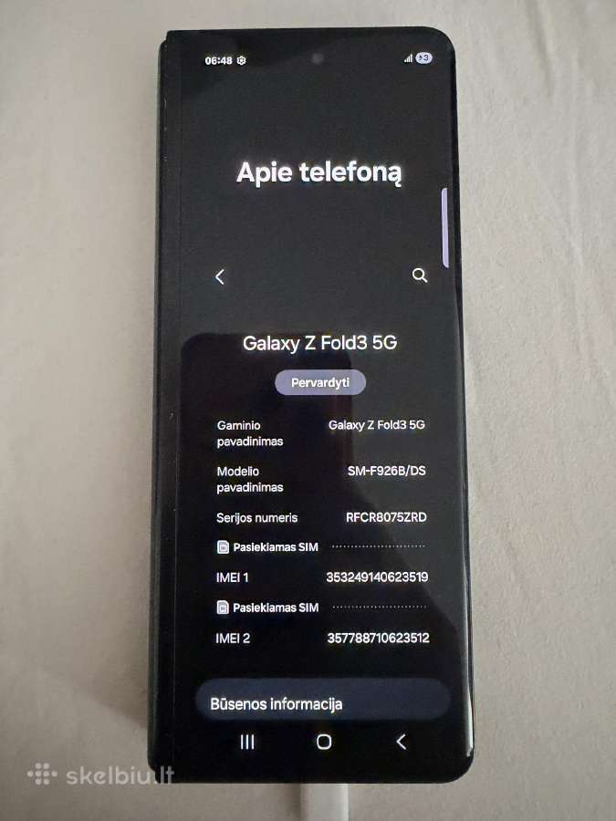 Samsung Galaxy Z Fold3 5G (256gb) atrakintas - nuotraukos Nr. 8