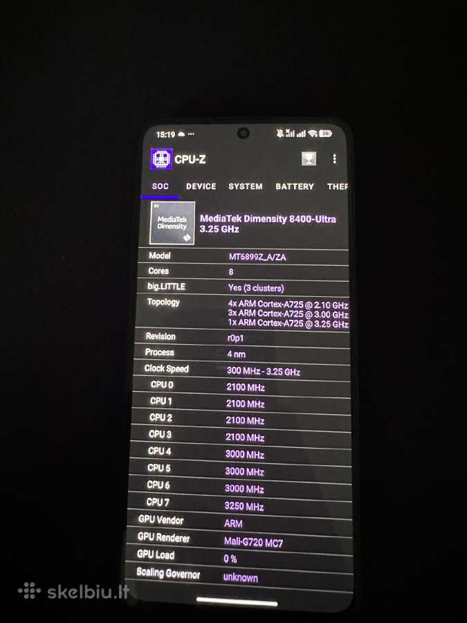 Poco x7 pro 256/8gb - nuotraukos Nr. 6