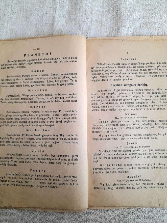 Pranašysčių knygelė 1924m - nuotraukos Nr. 4