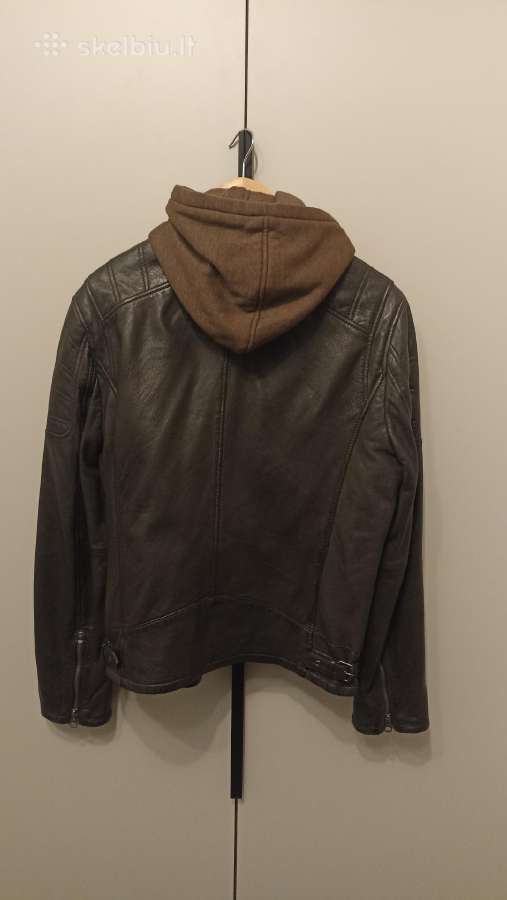 XL (m/l) Odinė striukė su atsegiamu kapišonu - nuotraukos Nr. 4