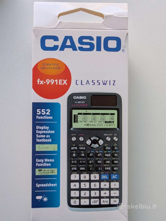 Casio fx-991ex - nuotraukos Nr. 4
