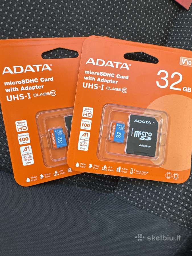 Adata 32gb x2 microsdhc Kortelė su Adaptoriumi - nuotraukos Nr. 2