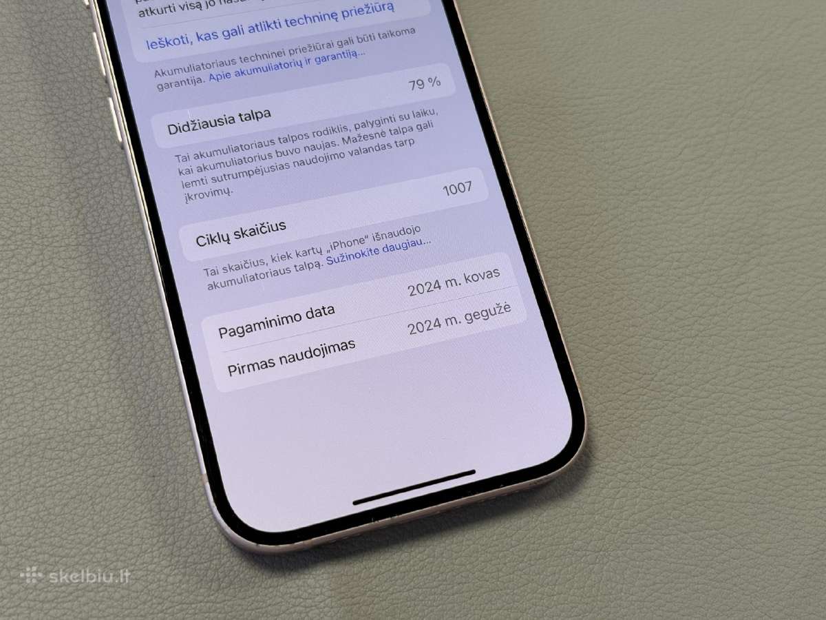 iPhone 15 už 400e ir 450eur su gerom baterijom - nuotraukos Nr. 22