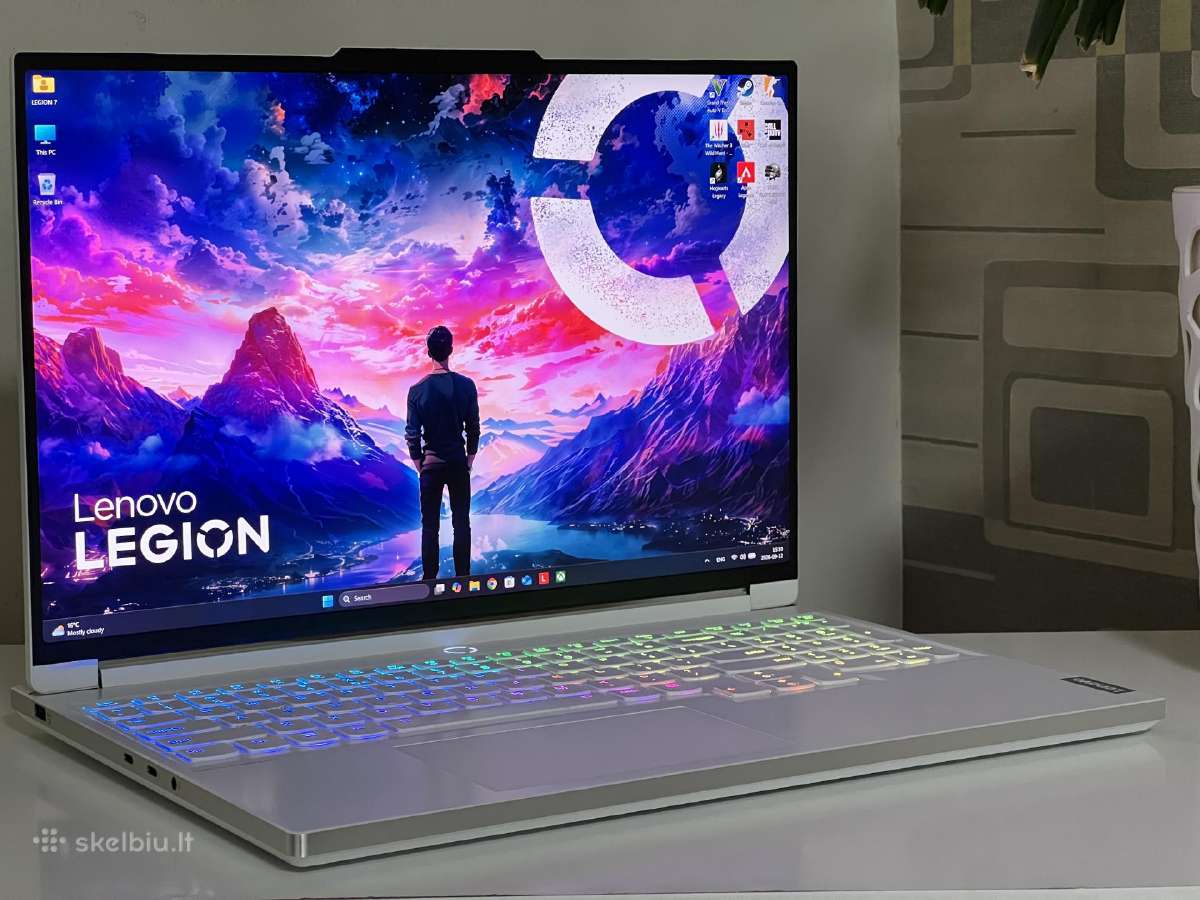 Parduodamas Legion 7 su Rtx 4060, I7-14k, 4k 165hz - nuotraukos Nr. 2