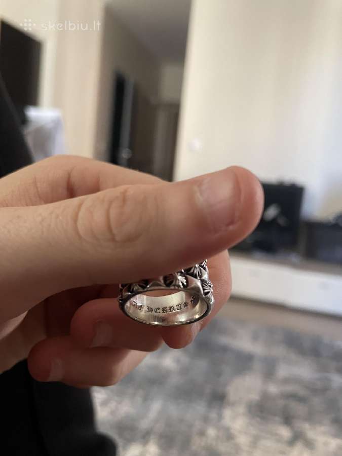 Chrome hearts žiedas - nuotraukos Nr. 3