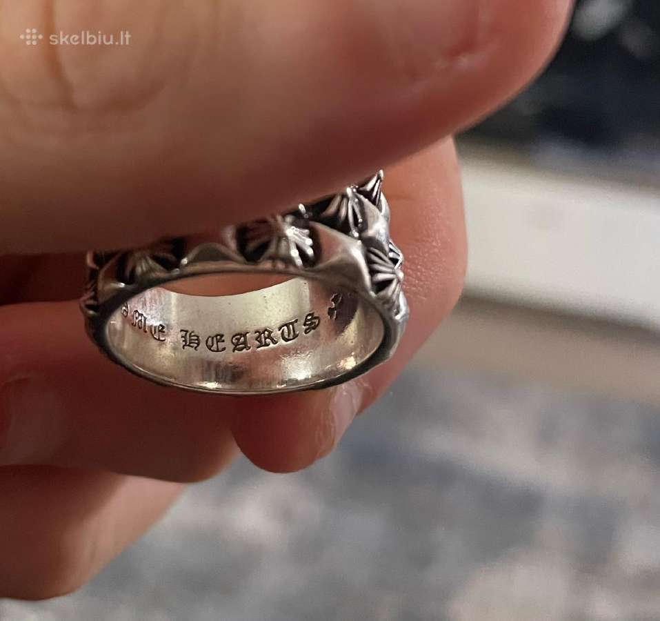 Chrome hearts žiedas - nuotraukos Nr. 5