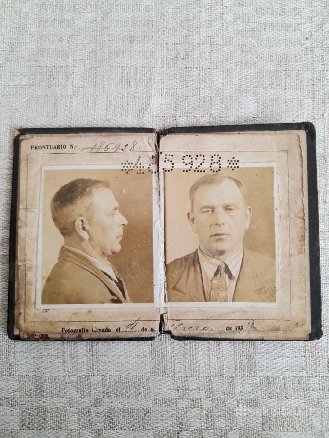 Lietuvos emigranto dokumentai 1939m - nuotraukos Nr. 3