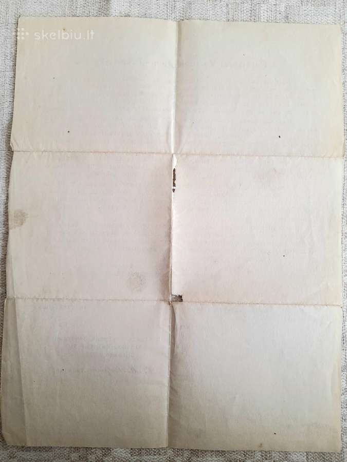 Lietuvos emigranto dokumentai 1939m - nuotraukos Nr. 16