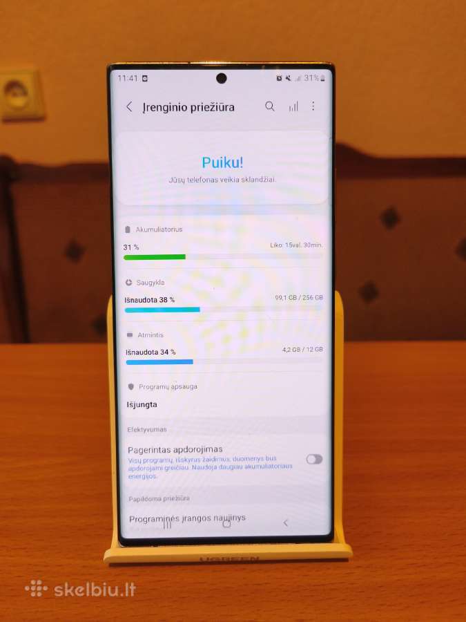 Puikus Samsung Galaxy Note 20 Ultra,256gb - nuotraukos Nr. 8