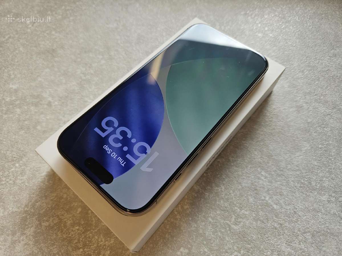 Puikios būklės iPhone 16 Pro 256 GB telefonas - nuotraukos Nr. 7