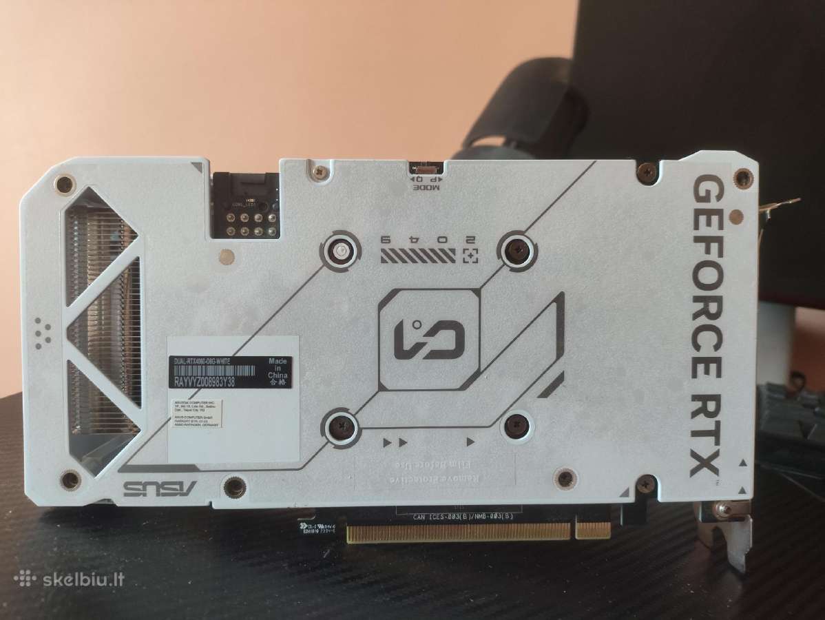 Vaizdo plokštė Asus Geforce Rtx 4060 Dual Oc, 8g - nuotraukos Nr. 2