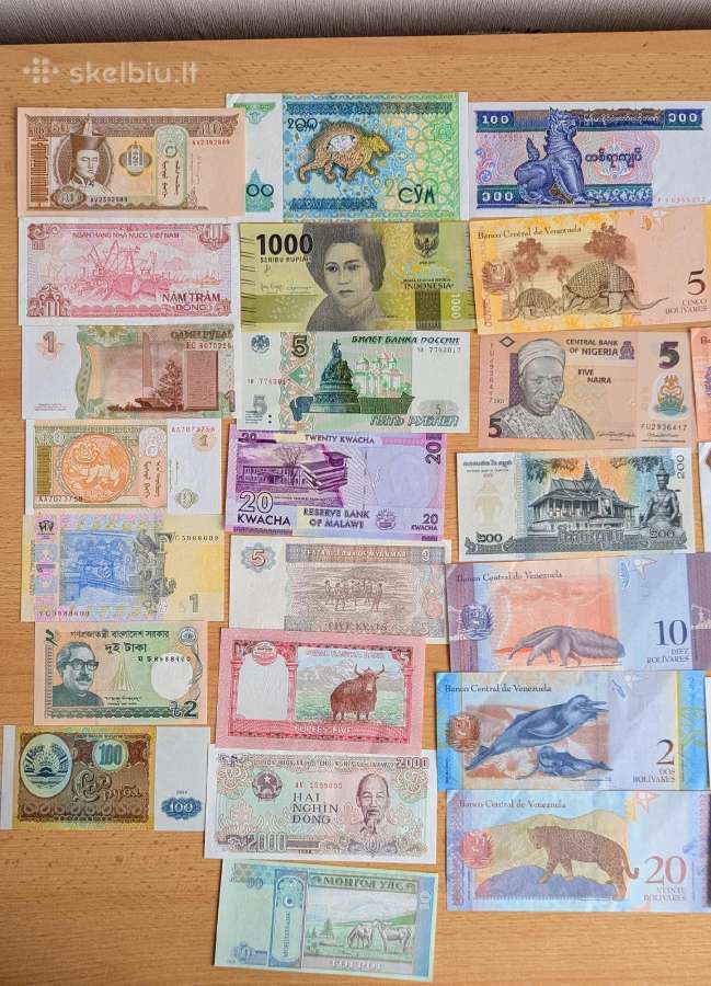 Parduodamas 36 banknotų (kupiūrų) rinkinys - nuotraukos Nr. 2