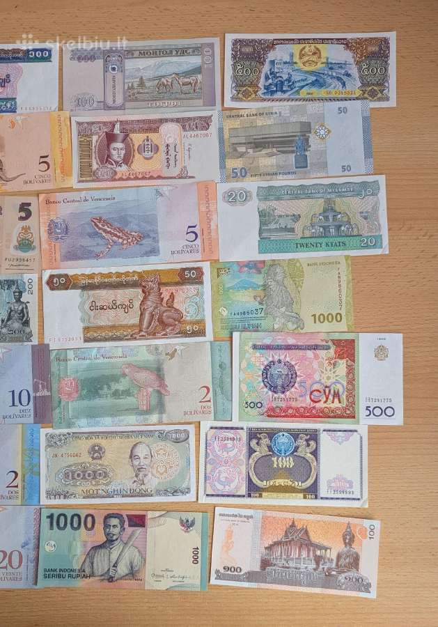 Parduodamas 36 banknotų (kupiūrų) rinkinys - nuotraukos Nr. 3