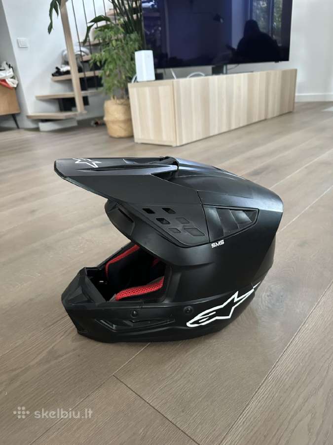 Alpinestars Sm5 motocroso šalmas – juodas - nuotraukos Nr. 2