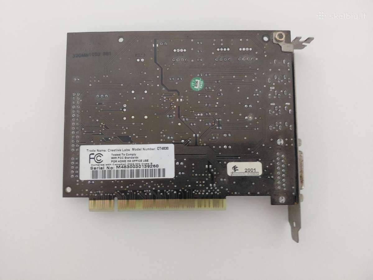 Retro Pc Dalys – Creative Sound Blaster Live! Ct48 - nuotraukos Nr. 3