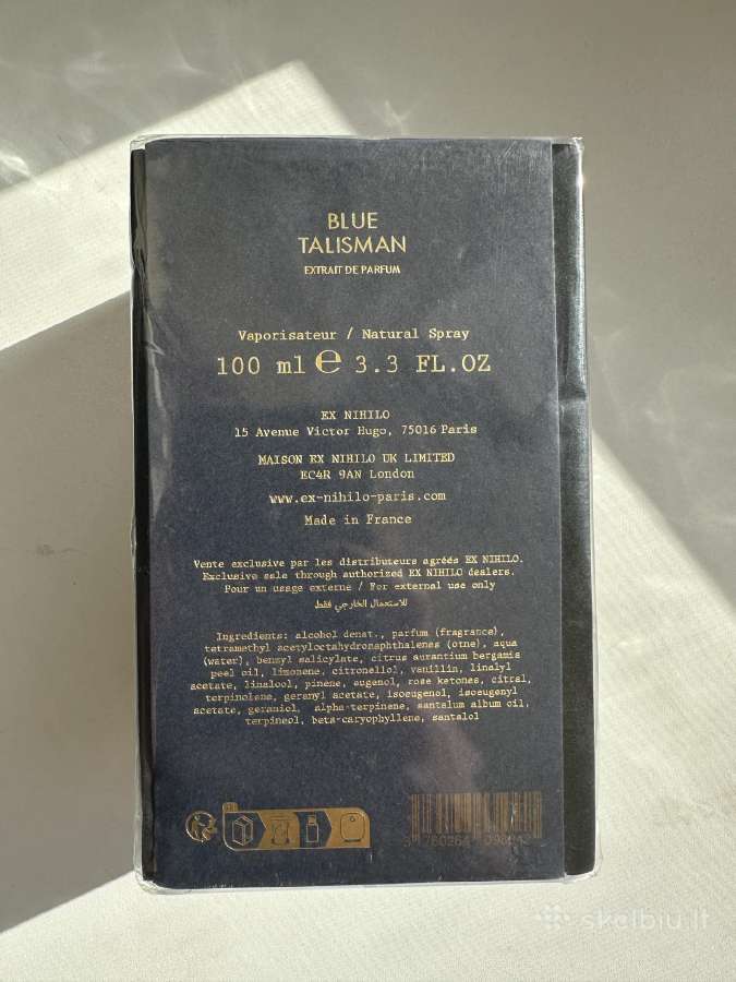 Ex Nihilo Blue Talisman Extrait de Parfum - nuotraukos Nr. 2