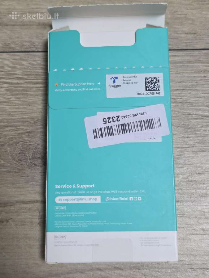 Power Bank Iniu 10000mah 22.5w greitas krovimas - nuotraukos Nr. 6