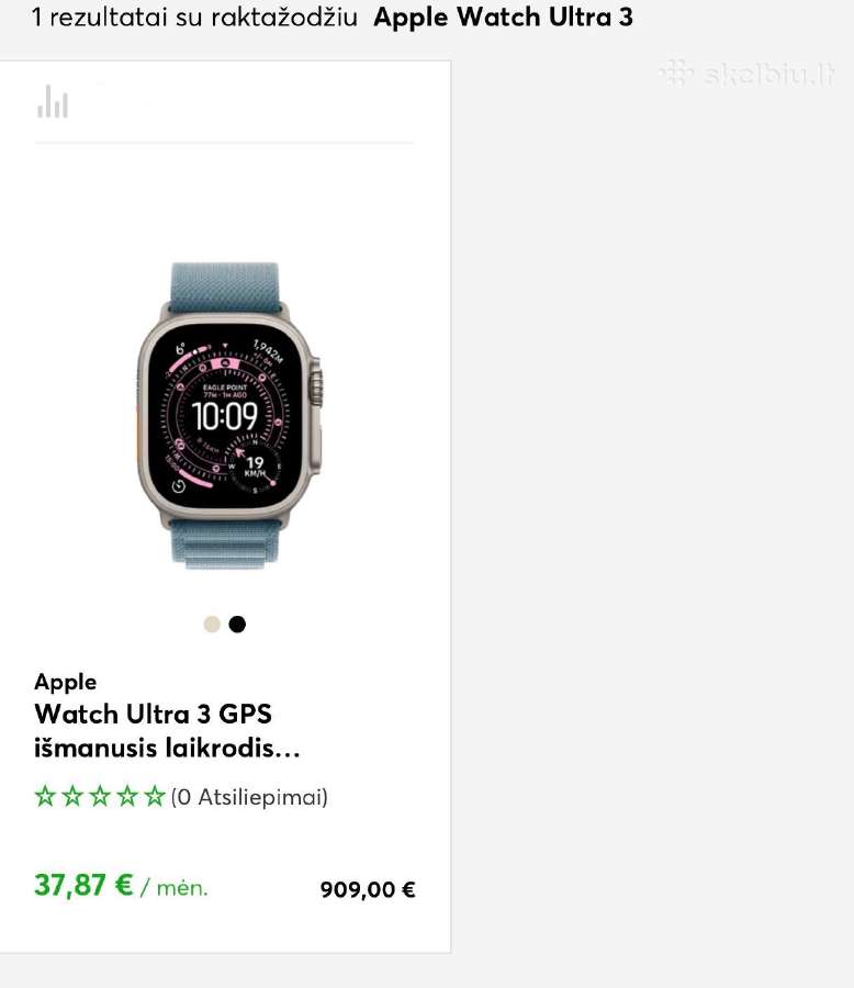 Watch Ultra 3 GPS+lte išmanusis laikrodis - nuotraukos Nr. 5