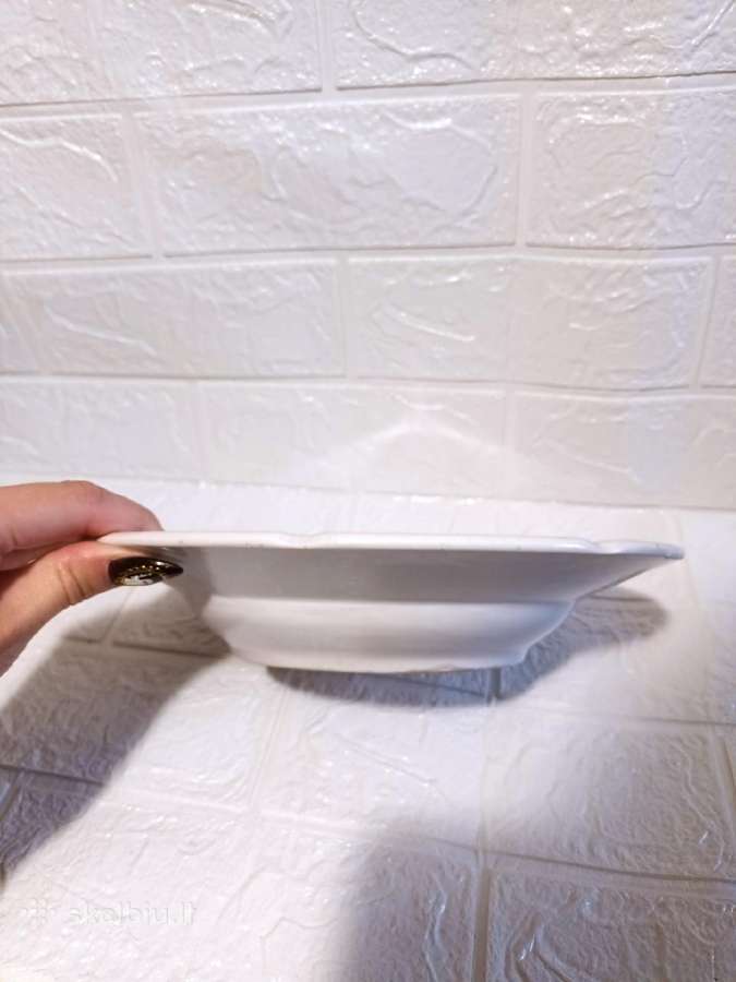 Balta gili lėkštė 24 cm Minimalist - nuotraukos Nr. 3