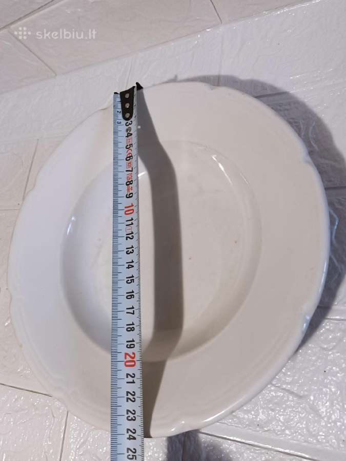 Balta gili lėkštė 24 cm Minimalist - nuotraukos Nr. 4